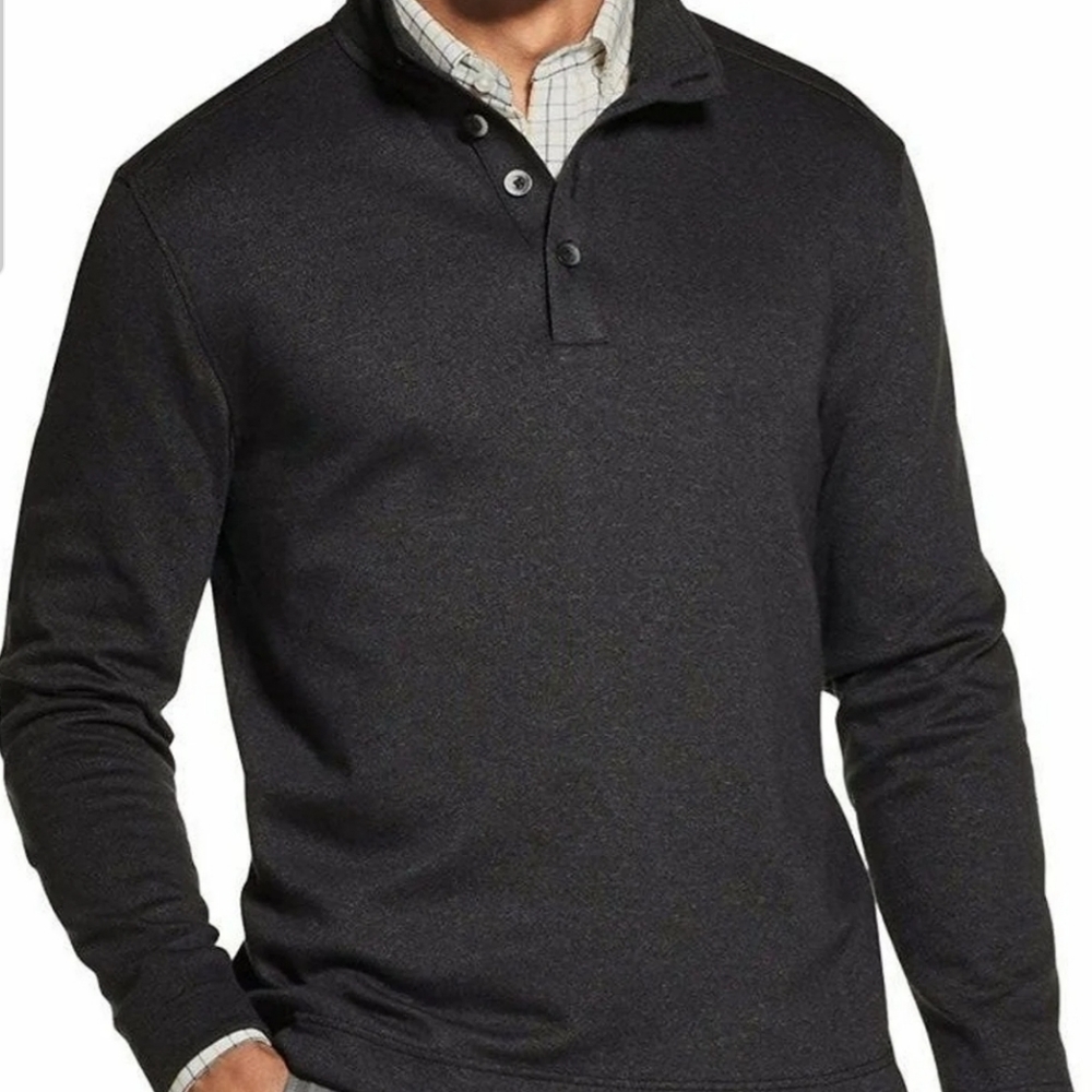 Van Heusen Men's Long Sleeve buttoned Pullover